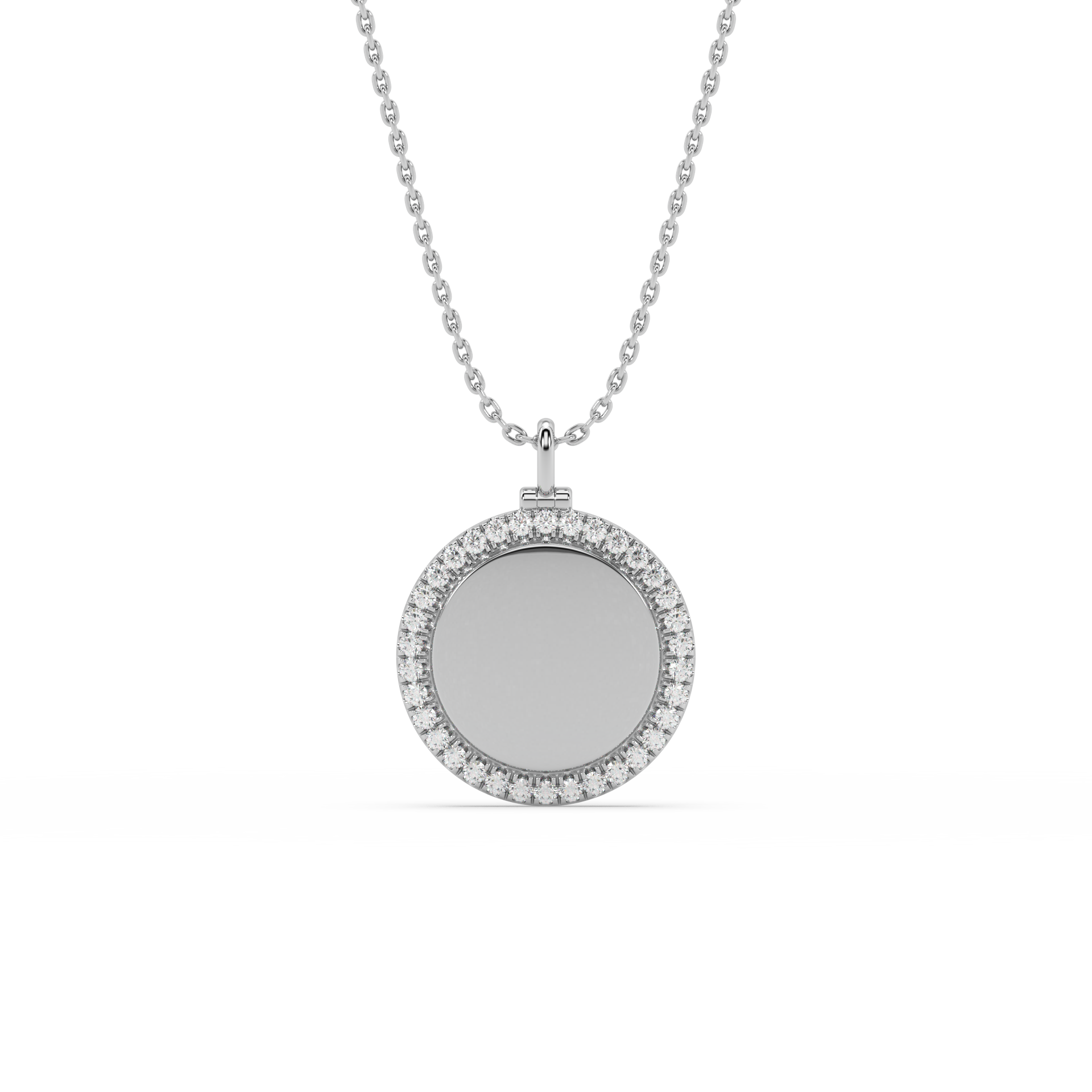 CWG-FV Gold Engravable Disc Pendant
