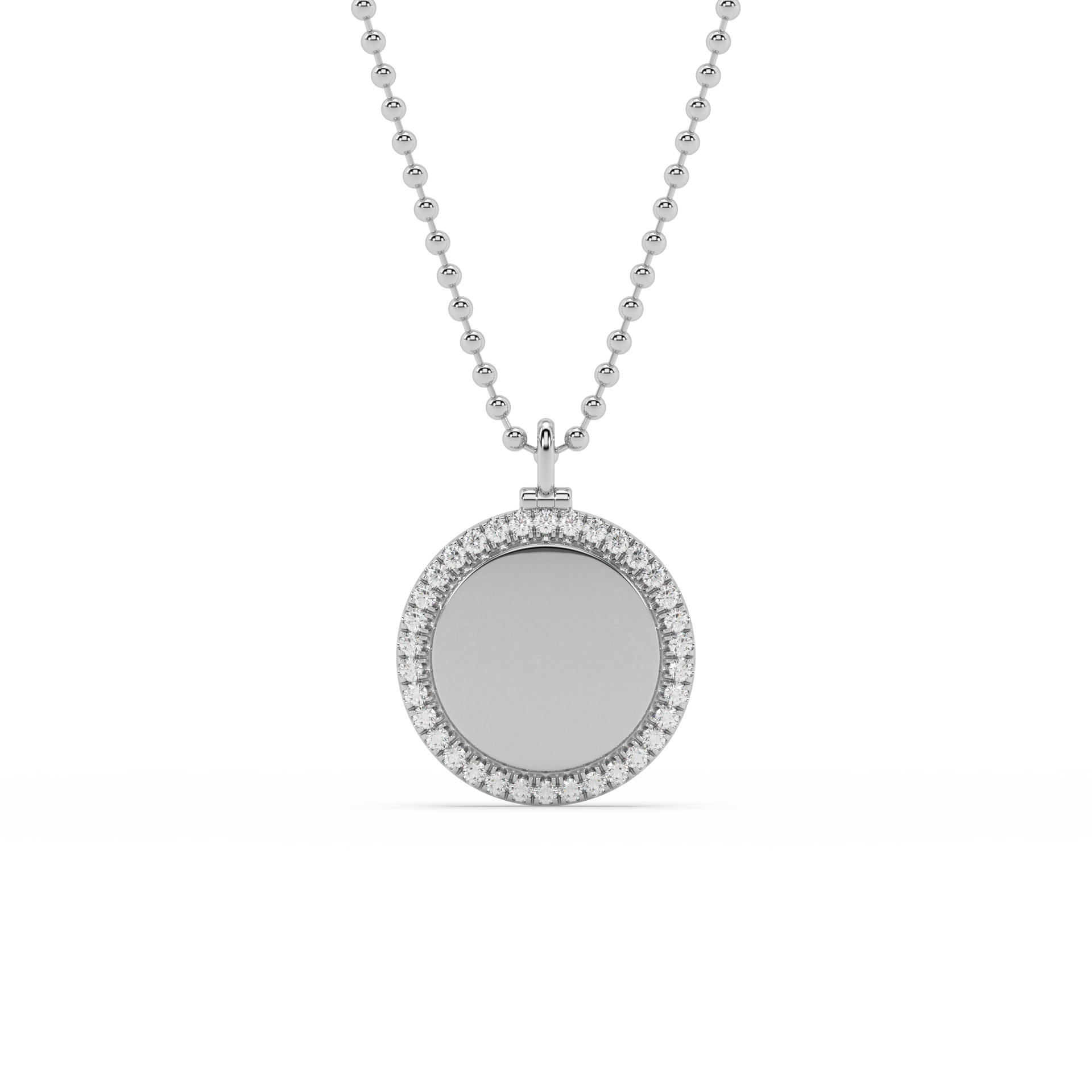 BWG-FV Gold Engravable Disc Pendant