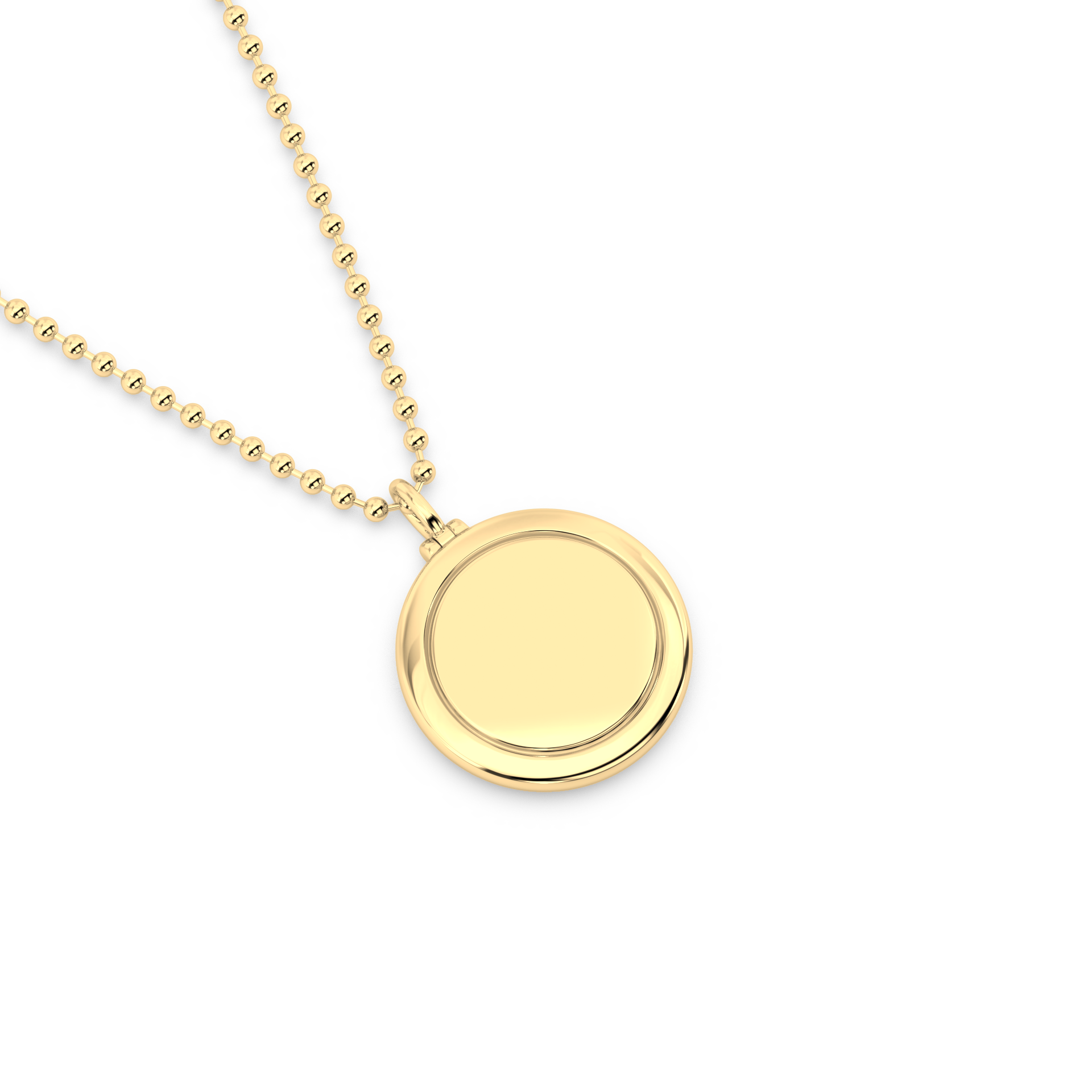BYG-FV Engravable Disc Pendant in USA