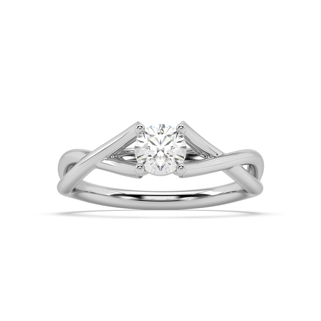 Amèlie Twist Lab Grown Diamond Engagement Ring