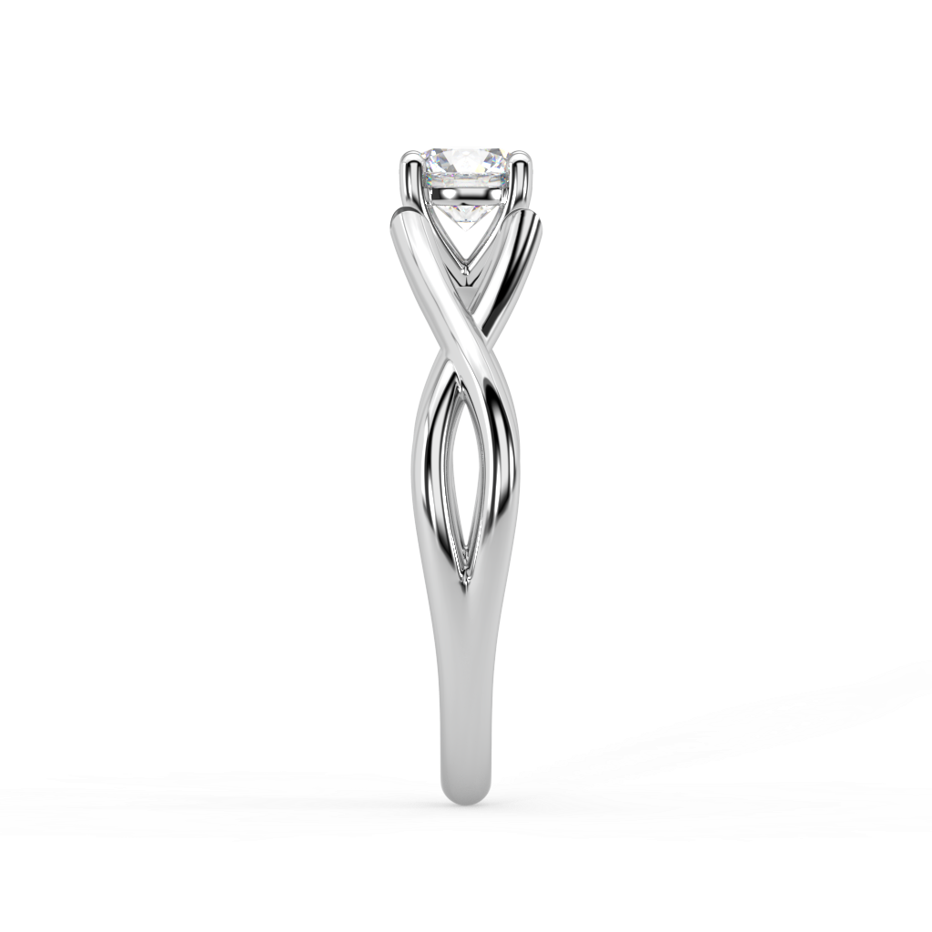 Amèlie Twist Lab Grown Diamond Engagement Ring