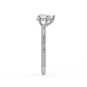 Romy Knife Edge Lab Grown Diamond Engagement Ring