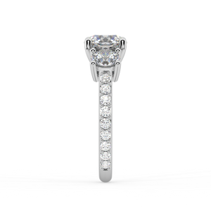 Cèline Three Stone Lab Grown Diamond Engagement Ring