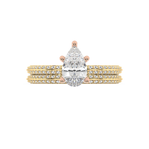 Romy Knife Edge Lab Grown Diamond Engagement Ring