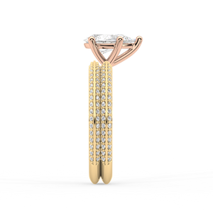 Romy Knife Edge Lab Grown Diamond Engagement Ring