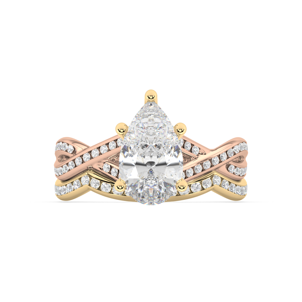 Amèlie Twist Lab Grown Diamond Engagement Ring