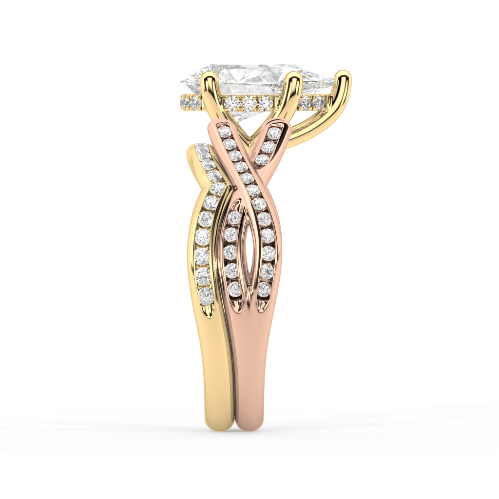 Amèlie Twist Lab Grown Diamond Engagement Ring
