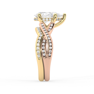 Amèlie Twist Lab Grown Diamond Engagement Ring