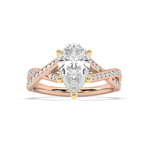 Amèlie Twist Lab Grown Diamond Engagement Ring
