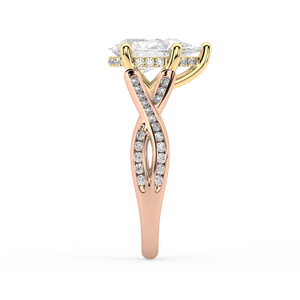 Amèlie Twist Lab Grown Diamond Engagement Ring