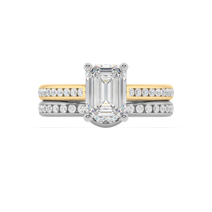 Isabella Cathedral Lab Grown Diamond Engagement Ring