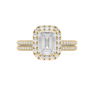 Isabella Cathedral Lab Grown Diamond Engagement Ring