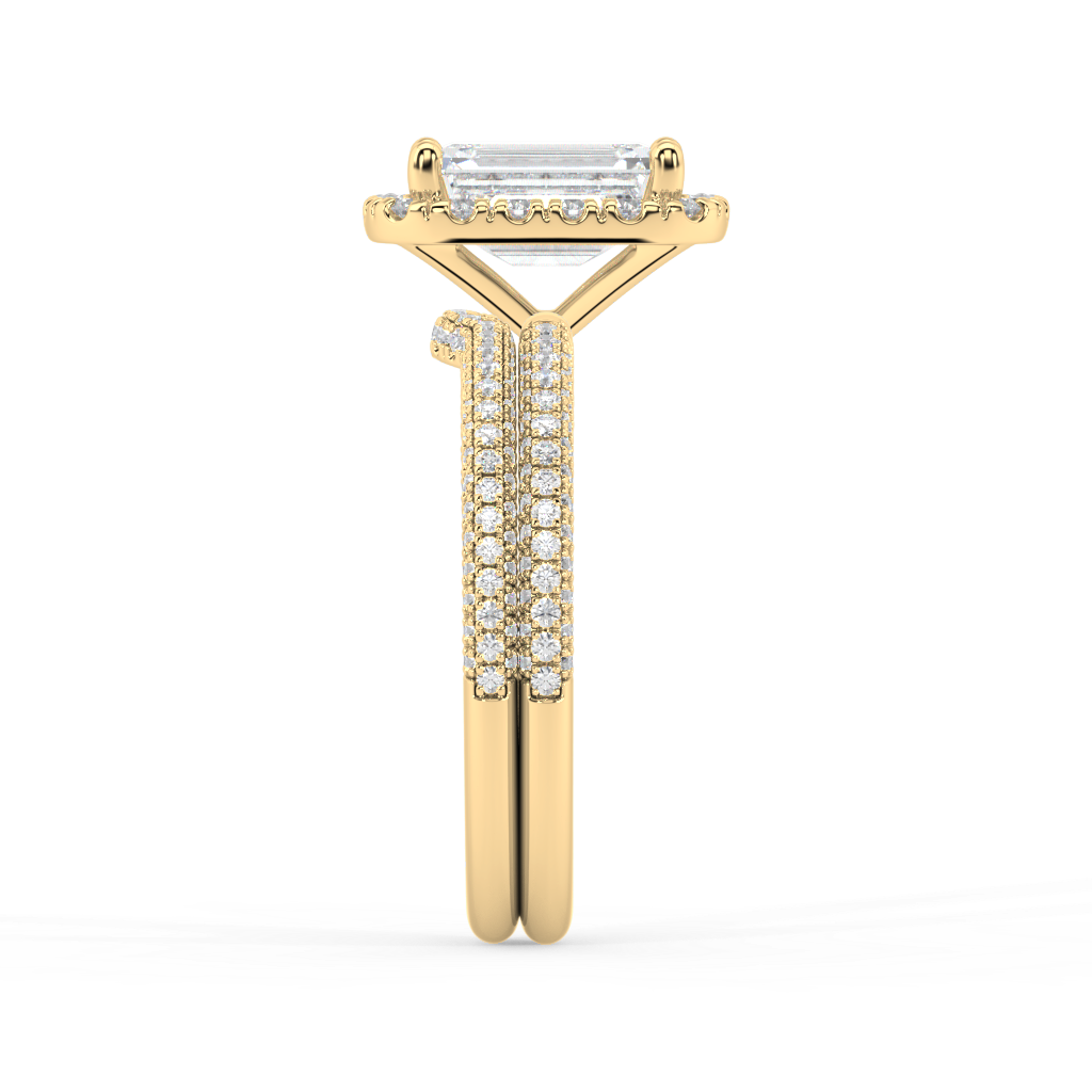 Isabella Cathedral Lab Grown Diamond Engagement Ring