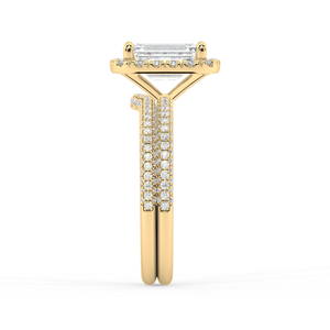 Isabella Cathedral Lab Grown Diamond Engagement Ring