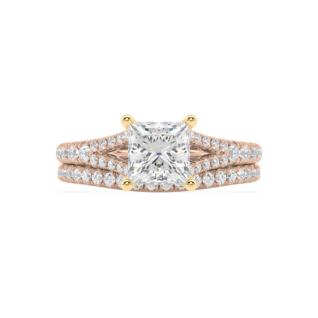 Margot Split Lab Grown Diamond Engagement Ring