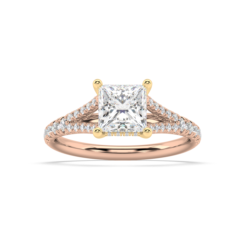 Margot Split Lab Grown Diamond Engagement Ring