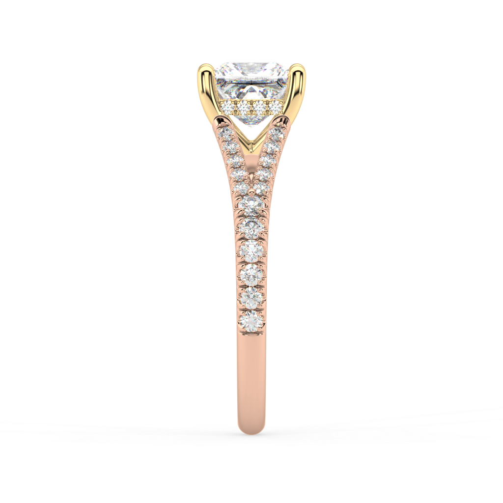 Margot Split Lab Grown Diamond Engagement Ring