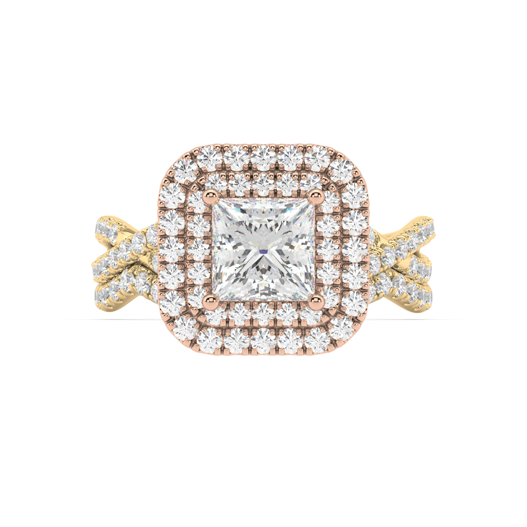 Amèlie Twist Lab Grown Diamond Engagement Ring