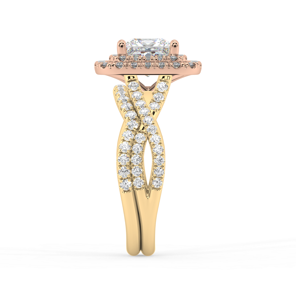 Amèlie Twist Lab Grown Diamond Engagement Ring