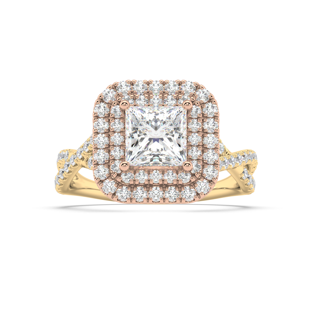 Amèlie Twist Lab Grown Diamond Engagement Ring