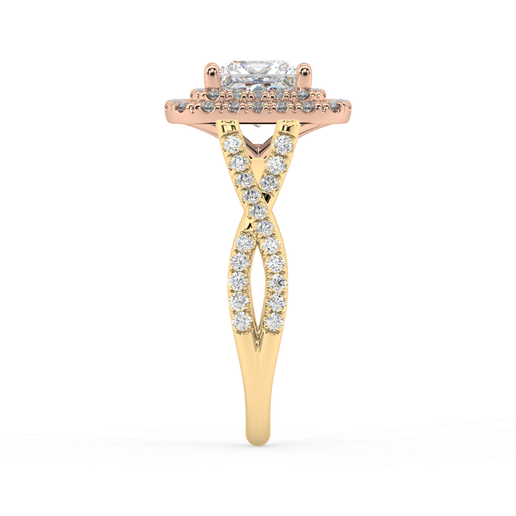 Amèlie Twist Lab Grown Diamond Engagement Ring