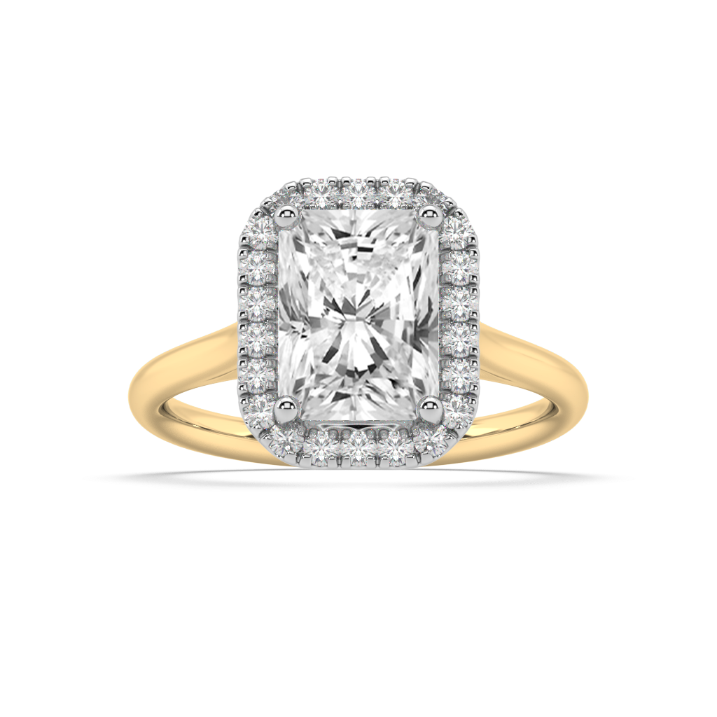 Isabella Cathedral Lab Grown Diamond Engagement Ring