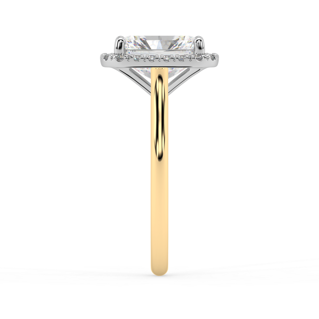Isabella Cathedral Lab Grown Diamond Engagement Ring