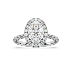 Romy Knife Edge Lab Grown Diamond Engagement Ring