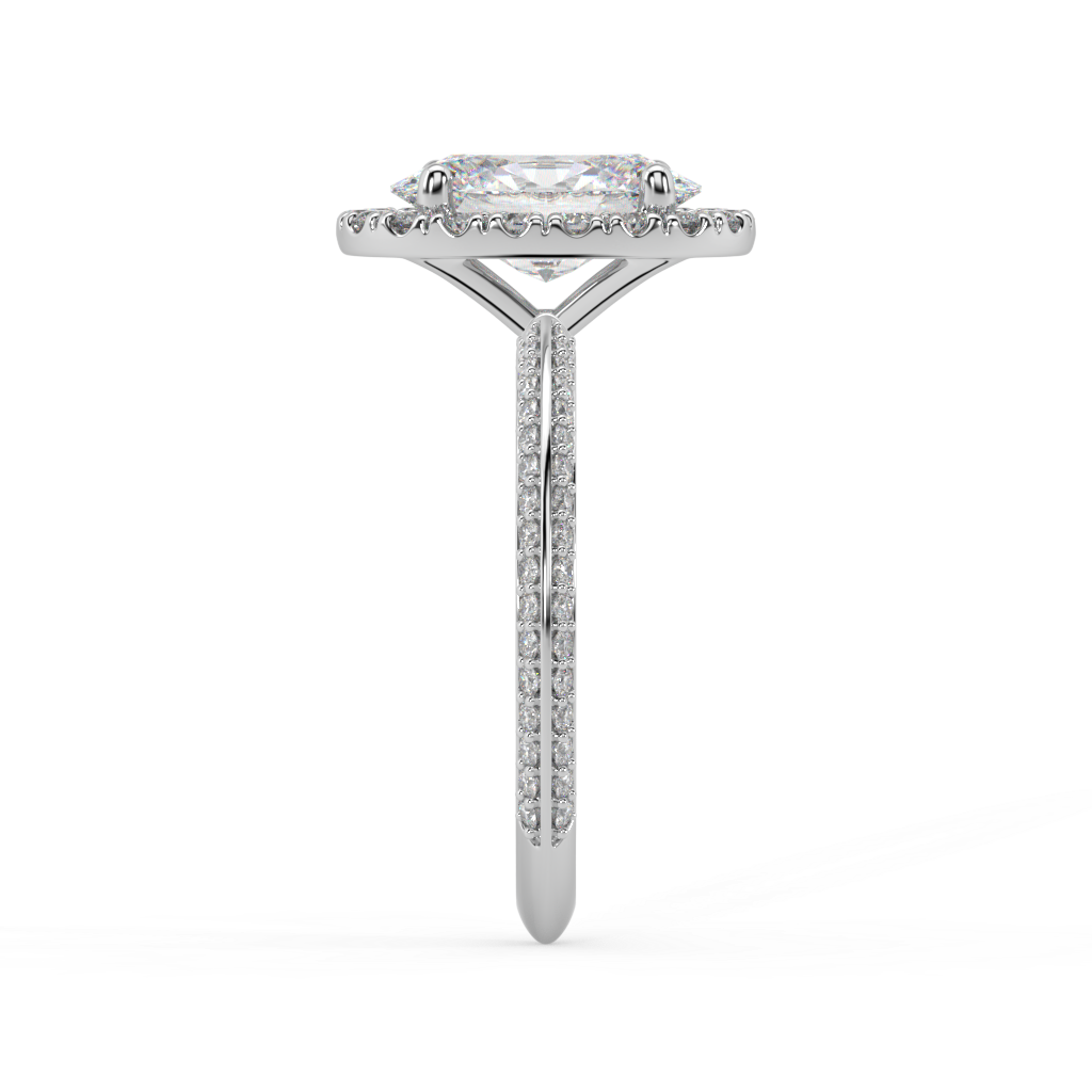 Romy Knife Edge Lab Grown Diamond Engagement Ring
