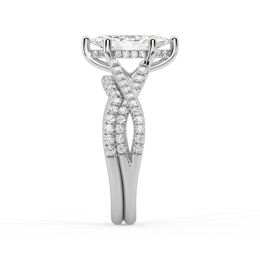 Amèlie Twist Lab Grown Diamond Engagement Ring
