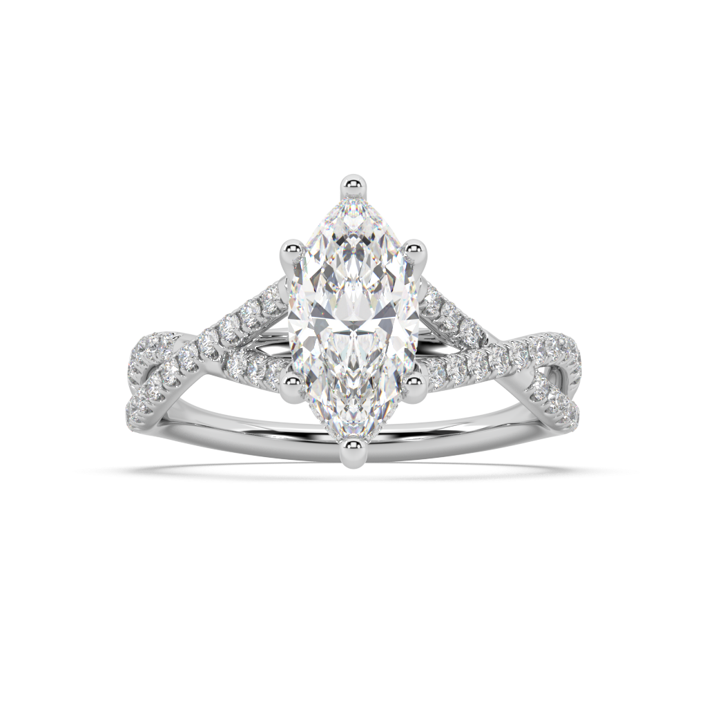 Amèlie Twist Lab Grown Diamond Engagement Ring