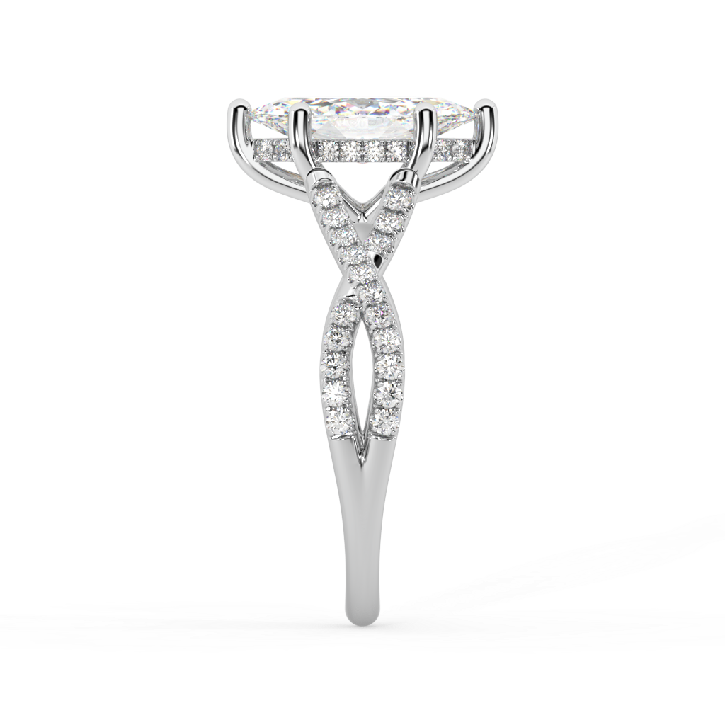 Amèlie Twist Lab Grown Diamond Engagement Ring