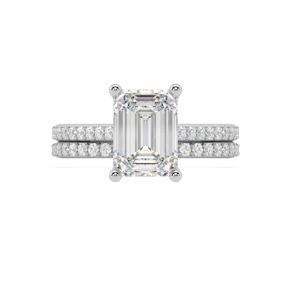 Isabella Cathedral Lab Grown Diamond Engagement Ring