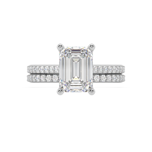 Isabella Cathedral Lab Grown Diamond Engagement Ring