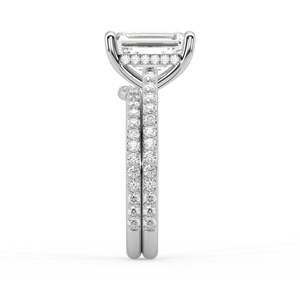 Isabella Cathedral Lab Grown Diamond Engagement Ring