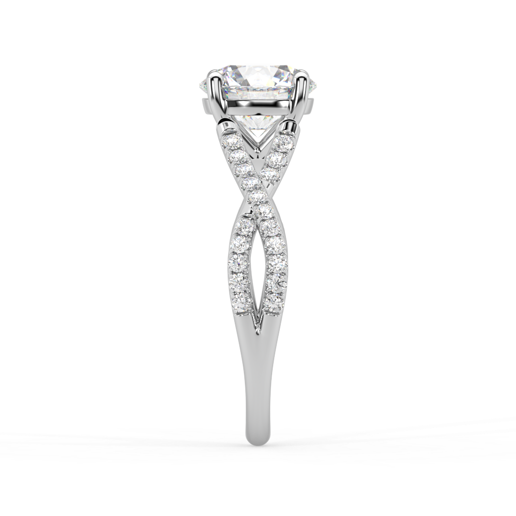 Amèlie Twist Lab Grown Diamond Engagement Ring