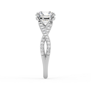 Amèlie Twist Lab Grown Diamond Engagement Ring