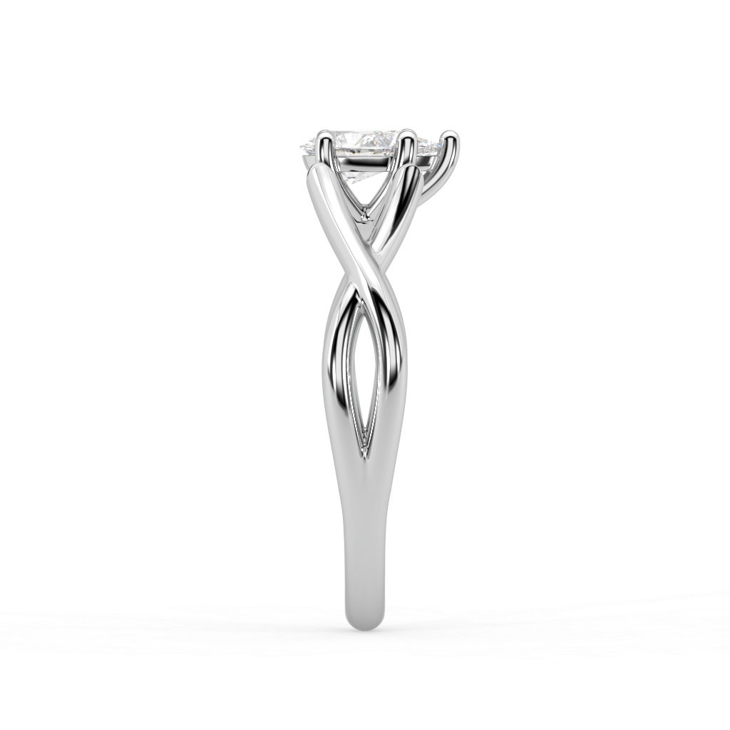 Amèlie Twist Lab Grown Diamond Engagement Ring