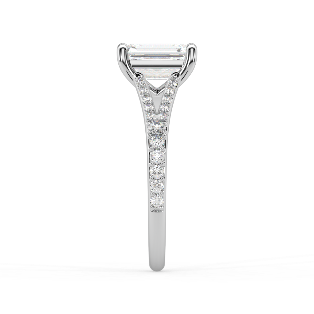 Margot Split lab grown diamond Engagement Ring
