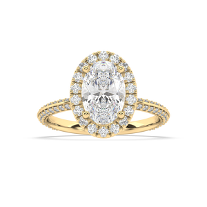 Romy Knife Edge lab grown diamond Engagement Ring