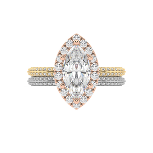 Romy Knife Edge lab grown diamond Engagement Ring