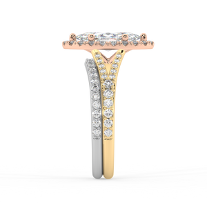 Romy Knife Edge lab grown diamond Engagement Ring