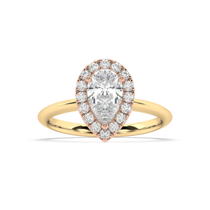 Romy Knife Edge lab grown diamond Engagement Ring