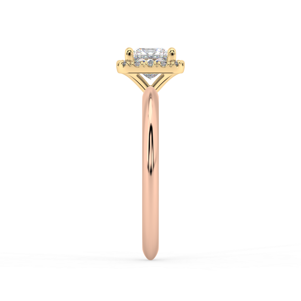 Romy Knife Edge lab grown diamond Engagement Ring