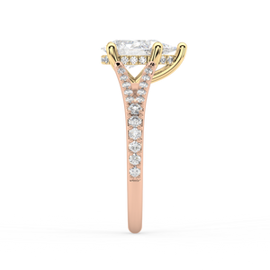 Margot Split lab grown diamond Engagement Ring