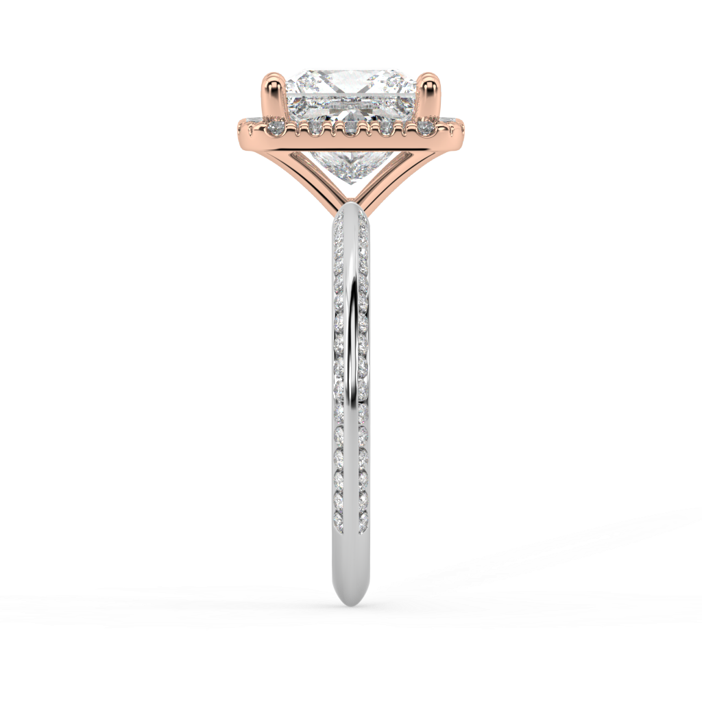 Romy Knife Edge lab grown diamond Engagement Ring