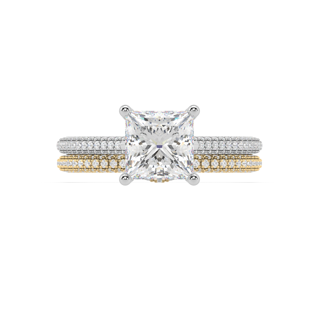 Isabella Cathedral lab grown diamond Engagement Ring
