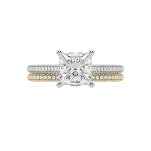 Isabella Cathedral lab grown diamond Engagement Ring