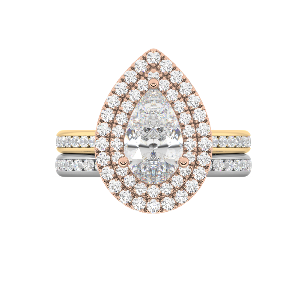Isabella Cathedral lab grown diamond Engagement Ring
