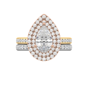 Isabella Cathedral lab grown diamond Engagement Ring